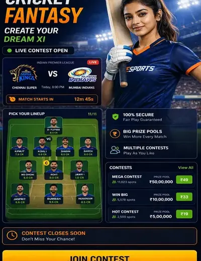 Hero11 (hero11) fantasy cricket & matchday visual 3